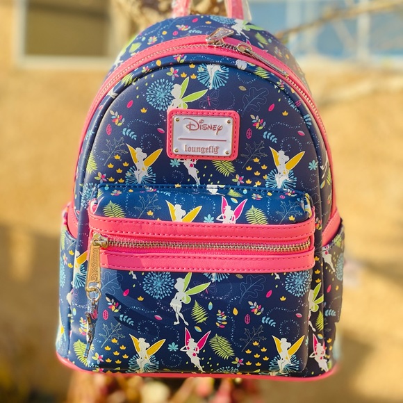 Loungefly Handbags - Exclusive Disney Tinkerbell Glow in the Dark mini backpack.